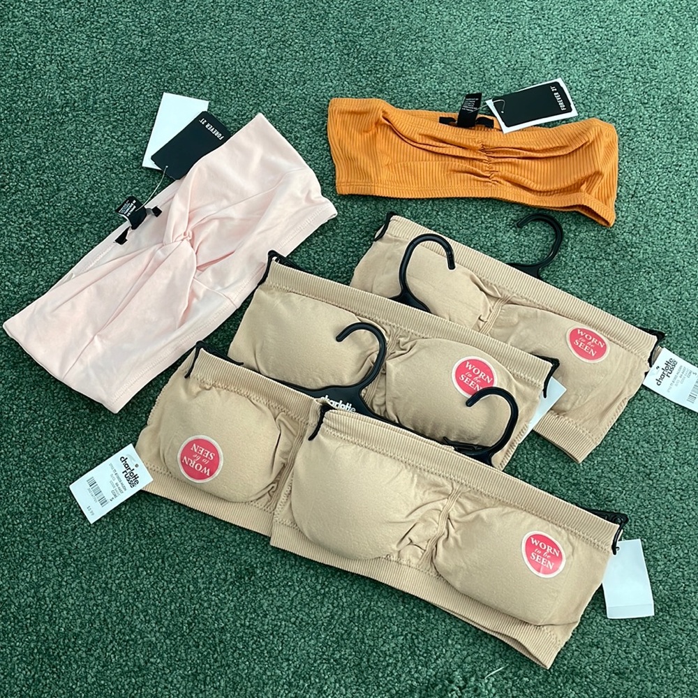 [LAST ACT] 8 VARIETY BRA BANDEAU S FOREVER21 CHARLOTTE RUSSE LOVE CULTURE TARGET